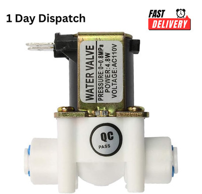 110V Water Solenoid Valve 1/4'' Inlet Normally Closed for RO System