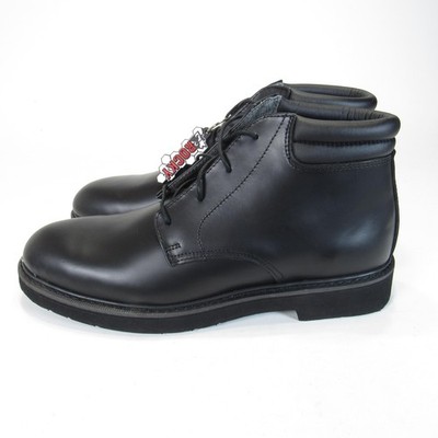 Rocky Boots Mens Size 13W Wide Black Leather Chukka Work Shoes Comfort System
