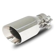 2.5 inch inlet to 4.0 inch Outlet Exhaust Tip 9 inch Overall, Double Wall