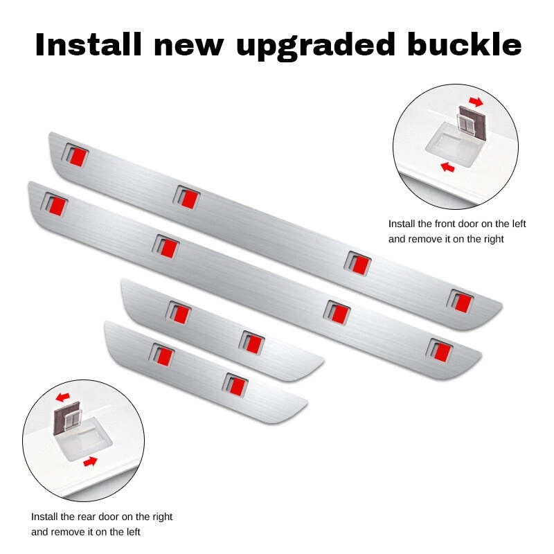 Car Pedal Light Led Door Sill Light Welcome Light Can Be Customized LOGO - Image 4 of 4