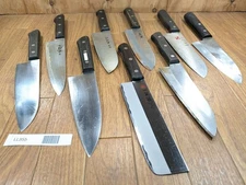 Damaged Lot of Japanese Chef's Kitchen Knives hocho set from Japan LL855