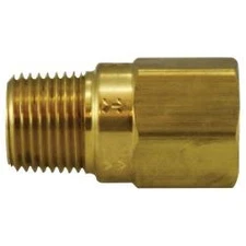 46576 Check Valve, 1/4 in Nominal, MPT x FPT, Brass Body, Domestic