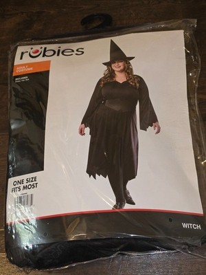 Rubies Women's Halloween Witch Costume Adult Standard One Size Fits Most NEW