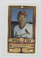 1983 Perma-Graphics/Topps Credit Cards Darrell Porter #150-SSN8312