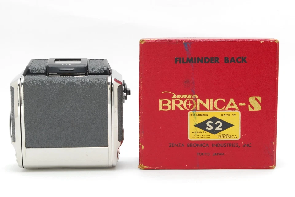 [COMO NUEVO EN CAJA] Parte posterior de película Zenza Bronica 6x6 modelo E para S S2 S2A de JAPÓN Foto 3 de 4