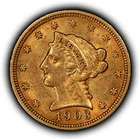 1903 G$2.50 Liberty Head Gold Quarter Eagle - Authentic US Coin - AU - SKU-G5676