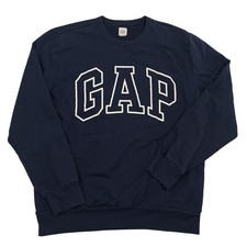 GAP Crewneck Arch Logo Graphic Size L Sweatshirt Retail 45 