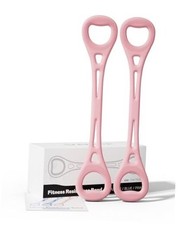 Resistance Bands for Women,2PCS Thickened TPE Arm Resistance Bands,Figure Pink