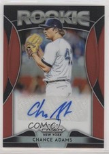 2019 Panini Prizm Rookie Auto Red Prizm Chance Adams #RA-CA Auto 3l1