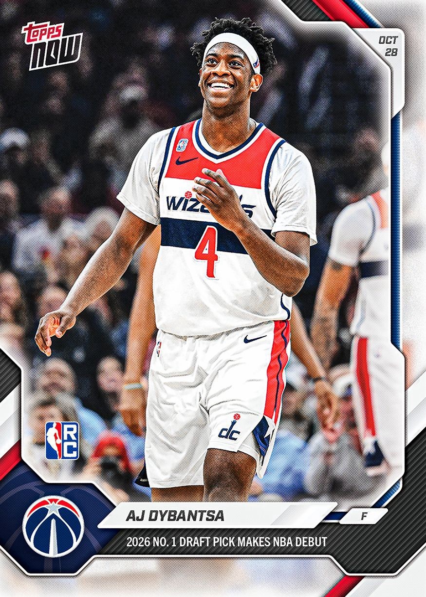 *PRE SALE* AJ Dybantsa - 2026-27 NBA Topps NOW® - Card 39