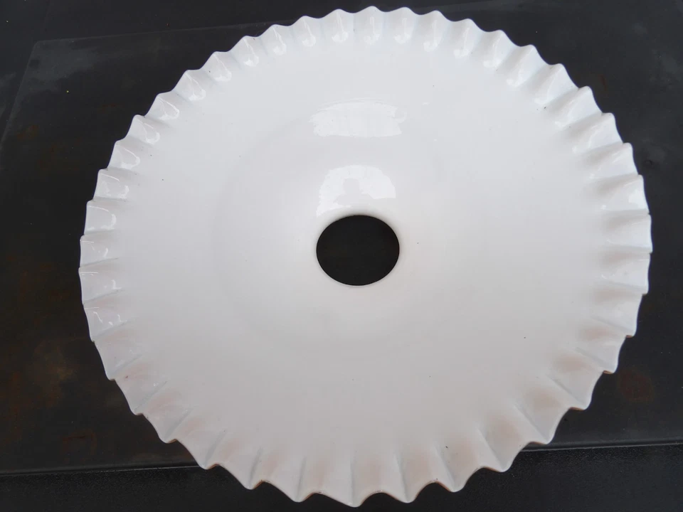 Suspension en Opaline Rosée/blanche. Occasion - Photo 2/2