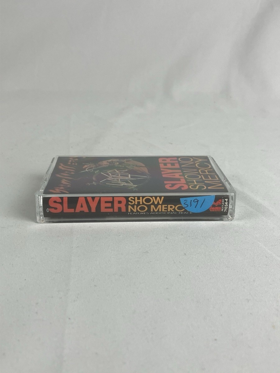 SLAYER Vintage Cassette Tape Show No Mercy 1983 Metal Blade