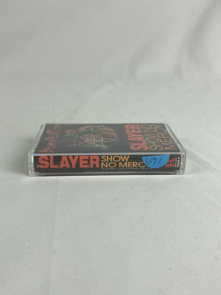 SLAYER Vintage Cassette Tape Show No Mercy 1983 Metal Blade Records Heavy Metal - Image 2 of 4