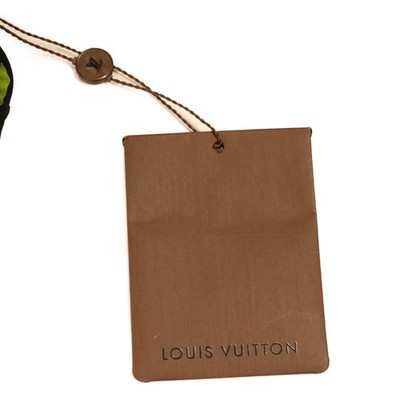 LOUIS VUITTON Monogram graffiti Pants Nylon Green Black LV Auth