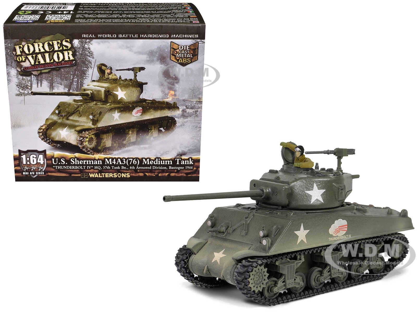 SHERMAN M4A3(76) THUNDERBOLT IV   1/64   805101