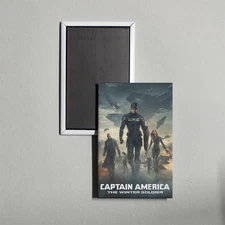 Captain America The Winter Soldier Mini Movie Poster Fridge Locker Magnet