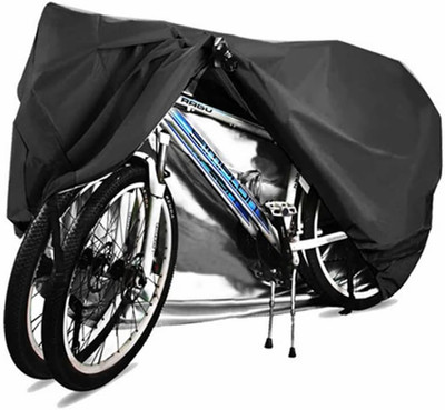 2XL Bike Cover for 2-3 Bikes Waterproof Outdoor Anti-UV with Lock Hole