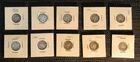 Mercury Dimes 1929-1943 [Lot of 10] 90% Silver (CIRCULATED)