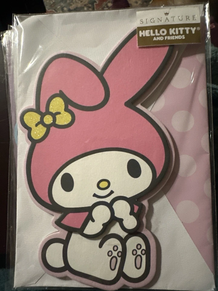 Juego de tarjetas de felicitación Hello Kitty & Friends 2023 Hallmark Signature Foto 3 de 4