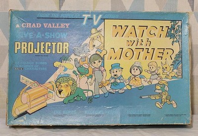 Vintage 1968 Chad Valley Watch With Mother Give A Show Projektor and Slides