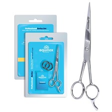 Equinox 6.5" Professional Hair Cutting Scissors 6.5 Inch, Stainless Silver