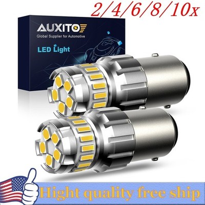 2/4X AUXITO1156 7506 LED Reverse Backup Light bulb White 6500K Canbus Error Free