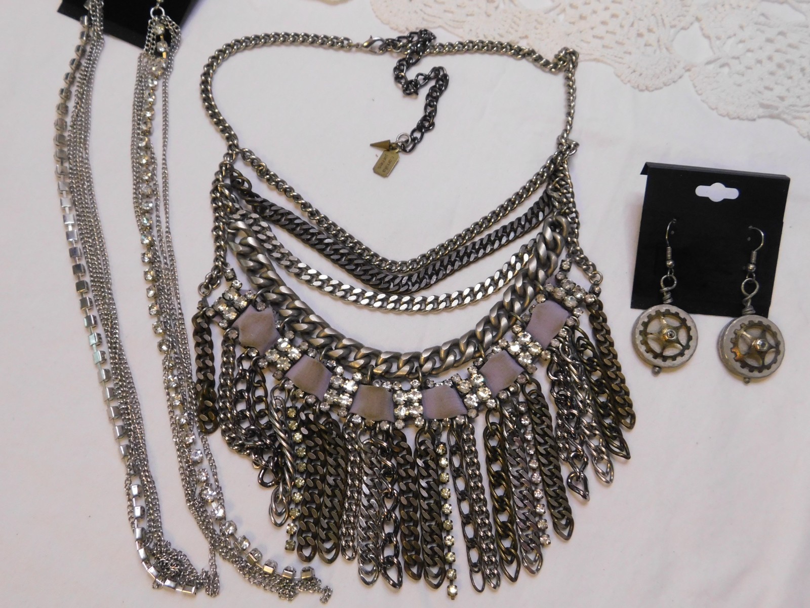 Camilla James Designer Statement Multi Chain Crys… - image 12