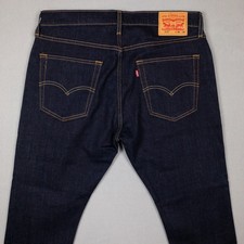 Levi's 512 Jeans Men's 36x29 Slim Taper Dark Wash Stretch NWOT Irregular
