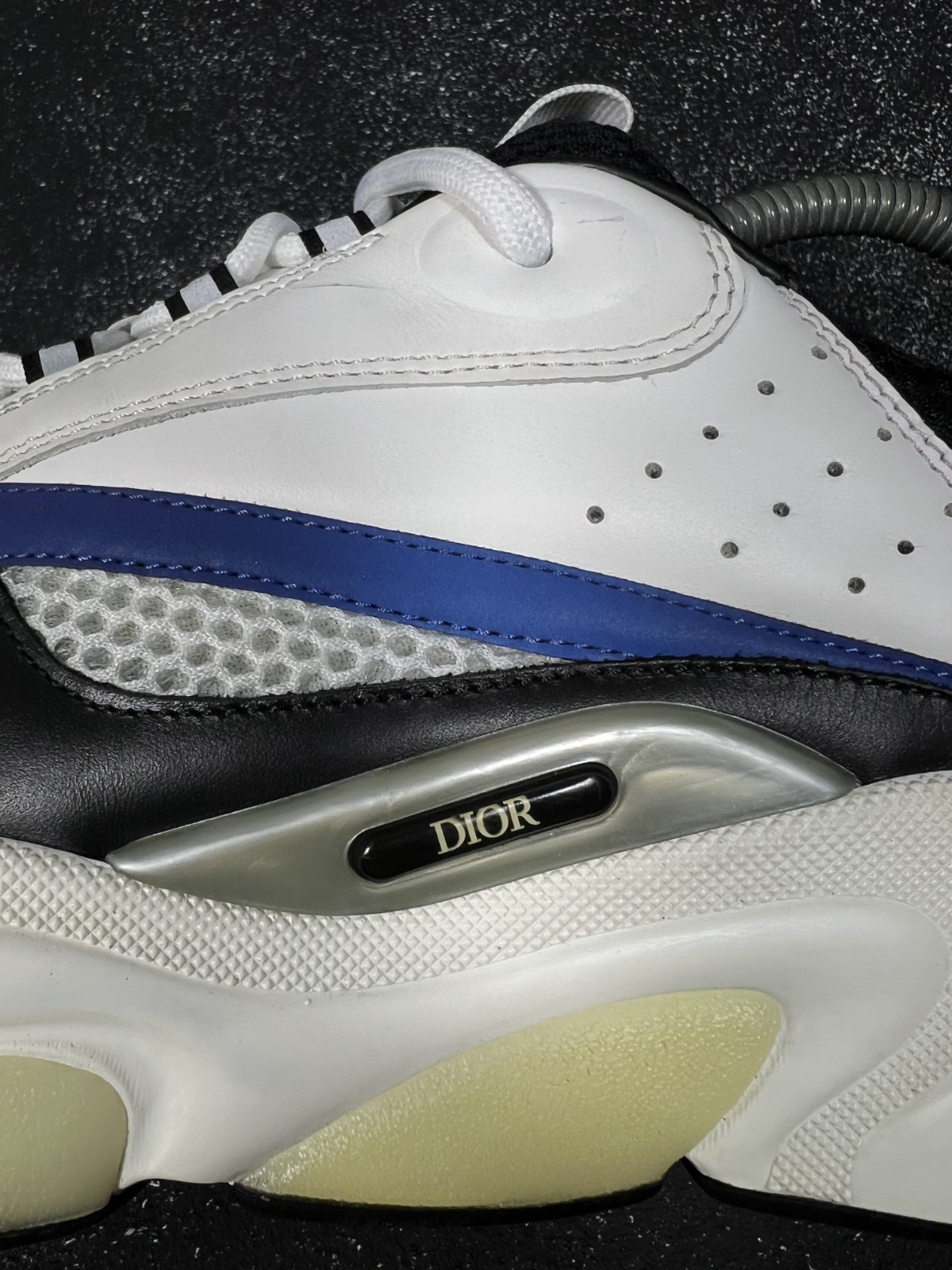 Dior B22 Chunky Sneakers EU 45 - Stylish White Blue Black Trainers image 8