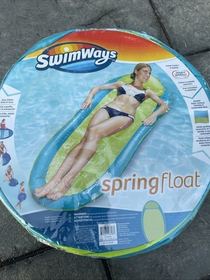 Swimways SpringFloat Sun Catcher - Pool Float With Mesh Bed Pillow    