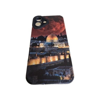  Elegante Handyhülle für iPhone 16 Plus   Jerusalem Skyline bei Sonnenuntergang 