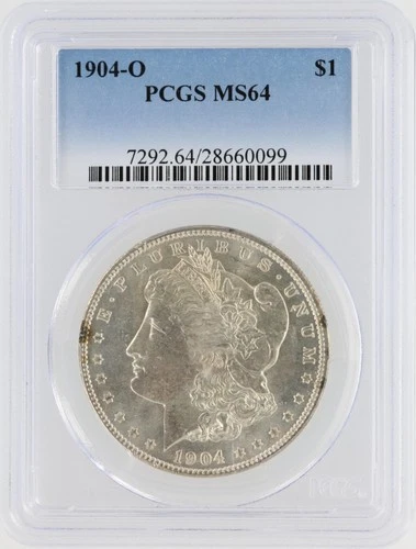 1904-O Morgan Silver Dollar PCGS MS64 S$1 New Orleans Minted No Reserve