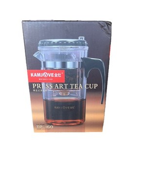 Kamjove Art Teekanne 500ml Glas Teekanne Maschine Presse