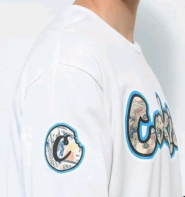 Cookies SF OG Mint Money Long Sleeve T-Shirt White Logo Men’s M Streetwear Skate - Image 4 of 4