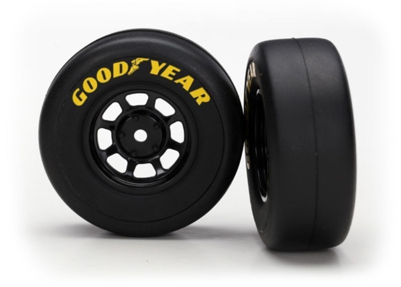 Traxxas 7378 Tires and Wheels Assembled Glued 1/16 Slash Rally 4WD 4-tec Elec...