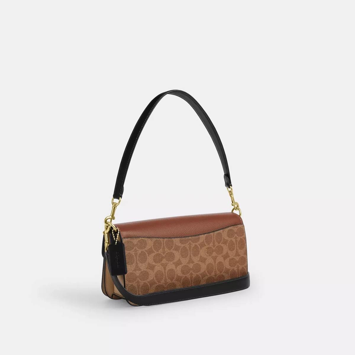 NWT Coach Morgan Shoulder Bag Colorblock Signature Canvas CE560