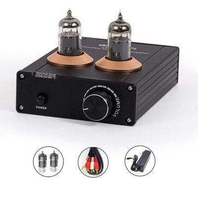 BRZHIFI PAP-6A2 Preamplifier Electronic Tube Audio Amplifier w/12V Power Adapter