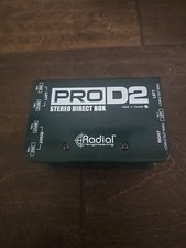 Radial Engineering ProD2 Stereo Passive Direct Box Pro DI Pro D2