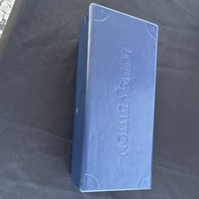 Louis Vuitton Blue Leather Hard Case for Glasses Sunglasses