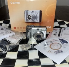 Canon PowerShot A560 7.1MP 4x Digital Camera - Silver