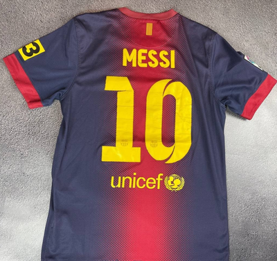 Barcelona 2012/2013 Nike Home Soccer Shirt Jersey #10 Messi size S