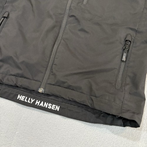 Helly Hansen Crew Sailing Vest Mens Small Black Honda Full Zip Windbreaker - Picture 5 of 14