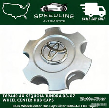 1pcs For- Toyota Sequoia 2003- 07 Center Hub Cap Silver 560-69440 17 Wheel 1pcs For- Toyota Sequoia 2003- 07 Center Hub Cap Silver 560-69440 17 Wheel
