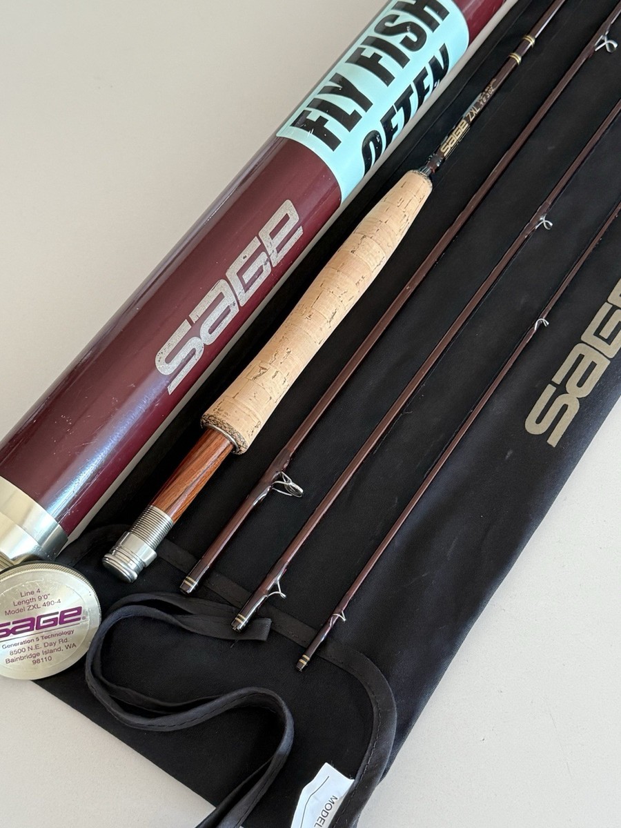 BEAUTIFUL** 🔥 SAGE ZXL 4wt. 9ft~4pc FlyRod!!🔥 | eBay