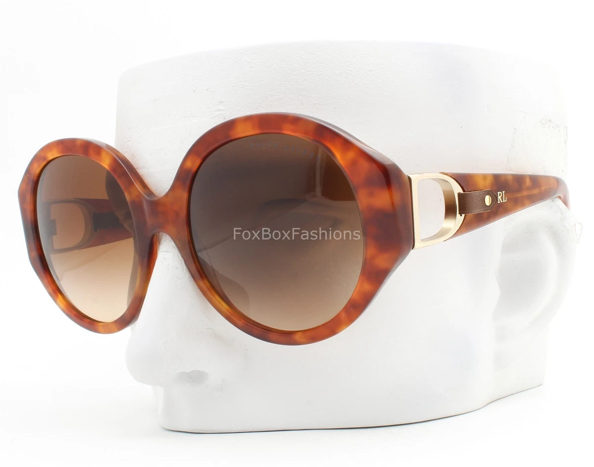 Ralph Lauren vintage oversized women’s sunglasses Italian made w/original case RALPH LAUREN Sunglasses Vintage Oversize Brown Gold Polo  main image 3