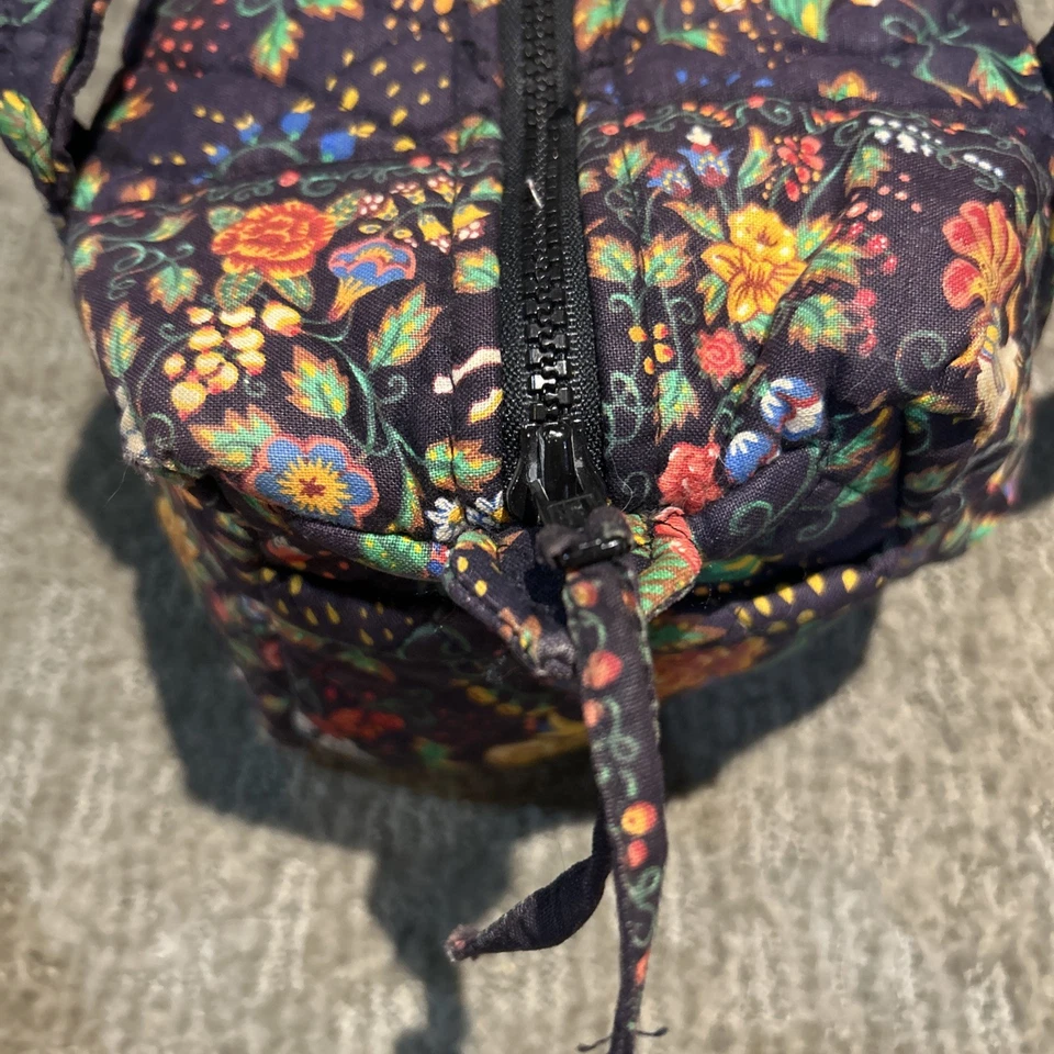 De Colección Vera Bradley Bolso de Mano Cartera Taberna en el Verde EE. UU. Conejitos Ardilla Ciervo Foto 4 de 4