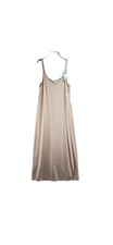 Vanity Fair Womens Rose Beige Slip Dress V Neck Sleeveless Size 32" 38/44 NWT