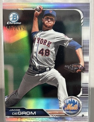 2019 Bowman Chrome - Jacob deGrom #49 Refractor /499