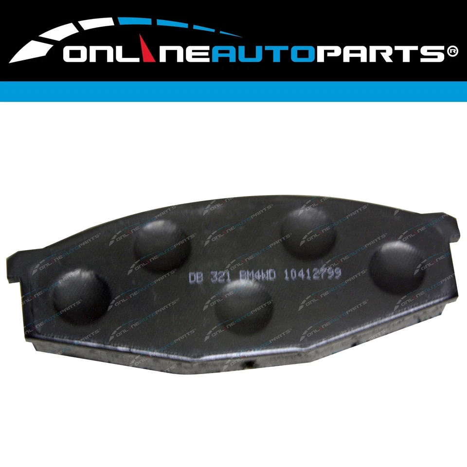 Slotted+Drilled Front Disc Brake Rotors + Bendix 4x4 Pads for Patrol MQ MK GQ - Image 3 of 4