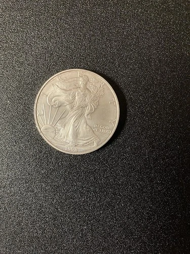 1998 WALKING LIBERTY AMERICAN .999 FINE SILVER DOLLAR COIN 1oz. $1 USA